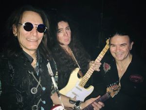 With Steve and Yngwie
