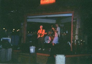 on the road with the boys in Florida circa 1999...walked by a bar..and ended up on stage...playing The Clash.