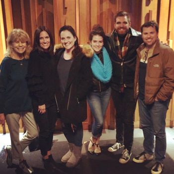 Westside Childrens Theatre's awesome team holiday dinner/meeting December - Carroll Newman, Kim Hanke, Jerelyn Newman, Cristina McKeever, Joey Newman 2018