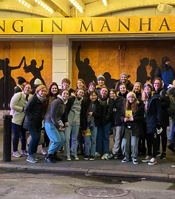 Westside Children's Theatre takes New York at the Broadway student summit and having a performance at elementary school in Manhattan - Jan 2020
