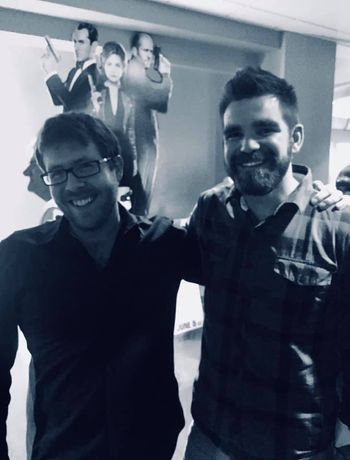 My incredible friend and composer, Chris Thomas - His care and authenticity is a rare sight in the industry. I am forever grateful for his selfless support in helping me get started in LA - Jurassic World premiere screening -2015