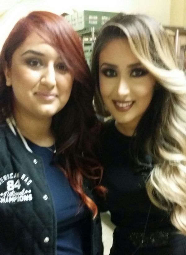 Sidra Mir with Celebrity Hair and Makeup Artist, Tammana Roashan from DressYourFace.