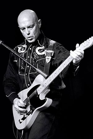 “The epitome of low budget B-Movie chic – leathers, bikes, gang rumbles et al – The Sabrejets are fronted by Brian Young and play good, meaty, rootsy stuff with a touch of the psycho: a far cry from the sugary or tinny retro-billy that has given roots rock a bad name. The Sabrejets style is akin to a combination of pre-burger Elvis, The Stray Cats and The Cramps. Rockabilly aficionados will also detect Link Wray influences.” – The Newsletter (N. Ireland)