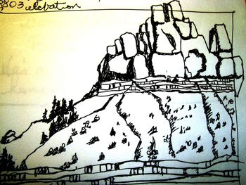 "Rock Formation" was somewhere on our trip where we made a quick stop. Unfortunately, I didn't write down the exact locaton.