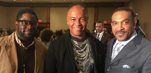 Grammy Advocacy Day Washington DC with friends Kool and the Gang Trombonist, Jermaine Bryson and Grammy Award Winner musician, singer songwriter, Ray Parker Jr.