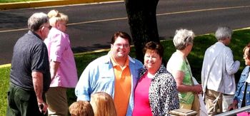 Our good friends Jared and Sandra Cranmore getting ready to board the boat. It is so good to have great friends. 2014