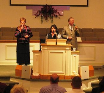The Joyaires singing at their home church, Batley Baptist Church Clinton, TN, revival Tuesday November 8, 2011.
