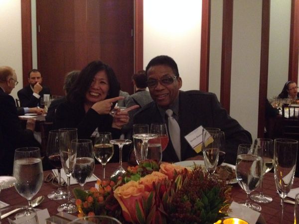 Herbie Hancock and I ate next to each other!
When Richard was elected to American Academy Arts & Science members with Herbie.
ハービーハンコックさんとお隣で食事しました!
夫リチャードがアメリカンアカデミーアーツ&サイエンス会員にハービーさんと共に選出された時。
