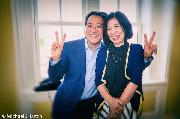My favorite Yo Yo MA!
大好きなYo Yo MAさんと!
