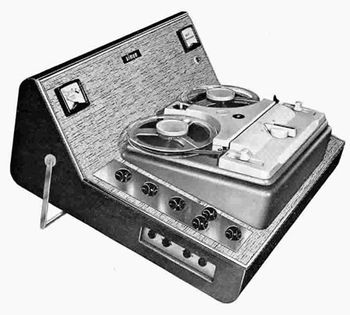 My Simon SP2, an early all-valve stereo tape deck. Martin's first single, 'Blues From Your Backyard' was recorded on it.