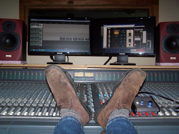 Logan at work