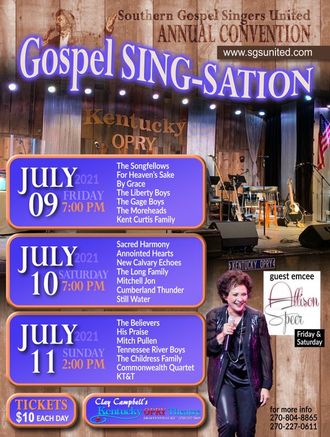 Sacred Harmony Featured July 10th
