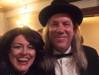 Here I am, pictured with the marvellous Brian Ritchie of Violent Femmes fame. We went off like a blister in the sun!