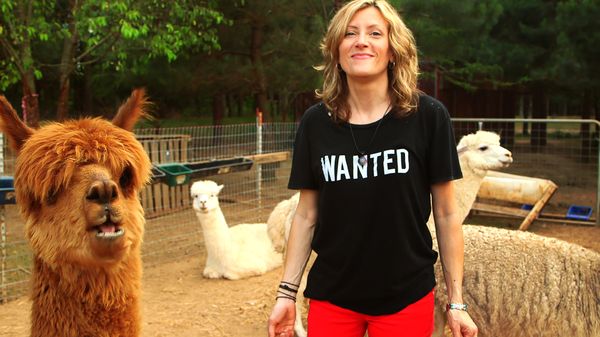 Epic Photobomb Battle at the animal rescue farm