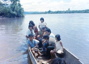 En el Rio Amazonas 1975