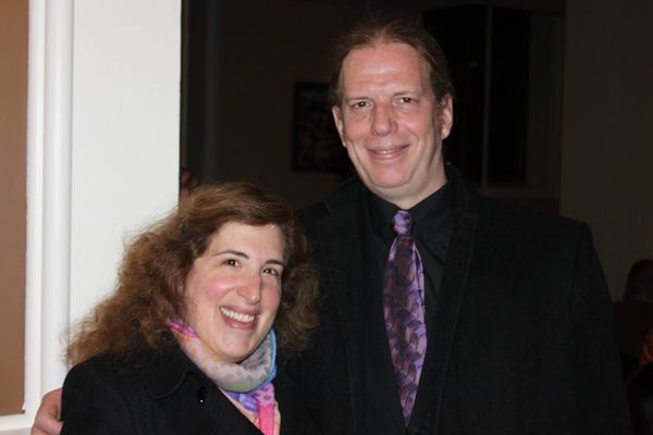 Carol Deminski with her partner, drummer Michael Mittelsdorf