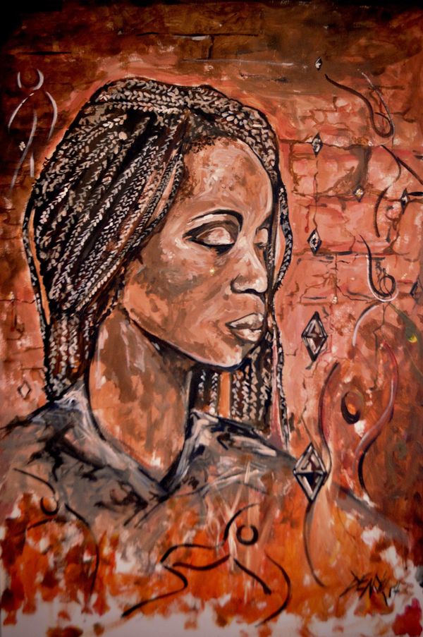Mines of Diamonds, Crimson, and Gold- Mines of diamonds, crimson, and gold embodies the oppression of a people, every aspect of their lives controlled and exploited. The references here are African mines used to dig up gold and diamonds. To symbolize the lack of freedom this piece has been written out almost completely for each member of the ensemble. Only the drums are free to express themselves.
