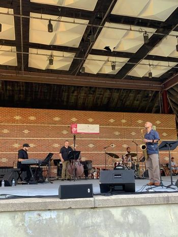 Zaccai Curtis- piano, Boris Kozlov- bass, Jerome Jennings- drums. Great rhythm section! Photo by Luques Curtis.