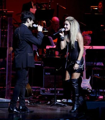 MiG & Jenna Lee James: THE MUSIC OF QUEEN - A ROCK & SYMPHONIC SPECTACULAR, 2012, Grand Rapids, MI
Photo: Sally Finneran