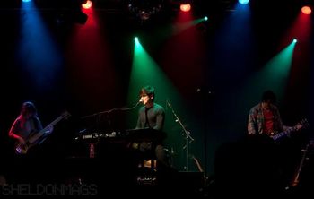 Hagar Ben Ari, MiG & Jon Skibic: HERE i AM - HERE i GO, 2011, Highline Ballroom, New York City
Photo: Sheldon Magbanua