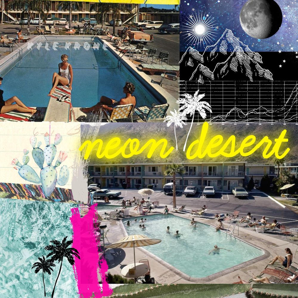 Artist: Kyle Krone Release: Neon Desert (Single) Written, Produced, Recorded, Performed and Mastered By. Kyle Krone Co-Produced, Drum Engineer, Chris Karn Drums: Tosh Peterson Backing Vocals: Brandon Hoogenboom