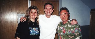 Jeannine with Richard Carpenter and Al Schmitt at Capitol Records