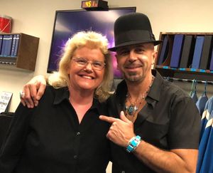 Jeannine with Zoro world class drummer