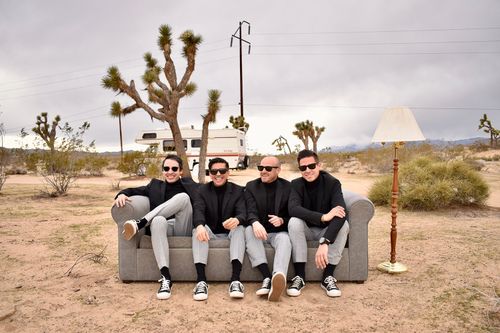 The Dreamboats (2022) L to R: Nicky, Ritchie, Johnny, Justin