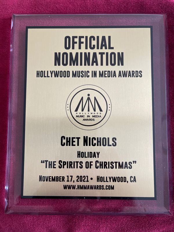 Three-Time Finalist Nomination from the HMMA