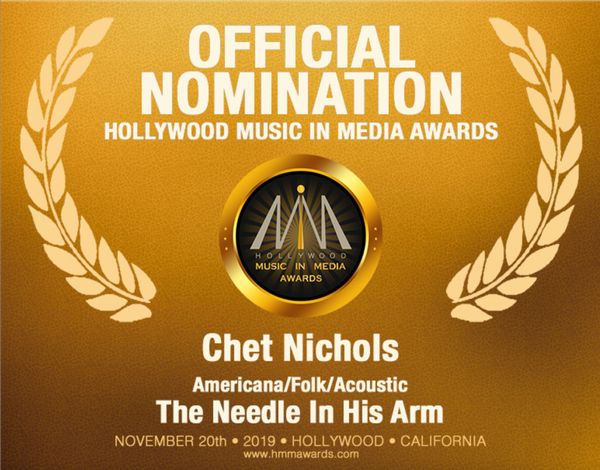 Best Song Nomination at the 2019 HMMA Awards in Hollywood, CA