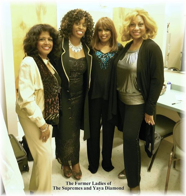 Yaya Diamond opens for The Former ladies of "The Supremes".