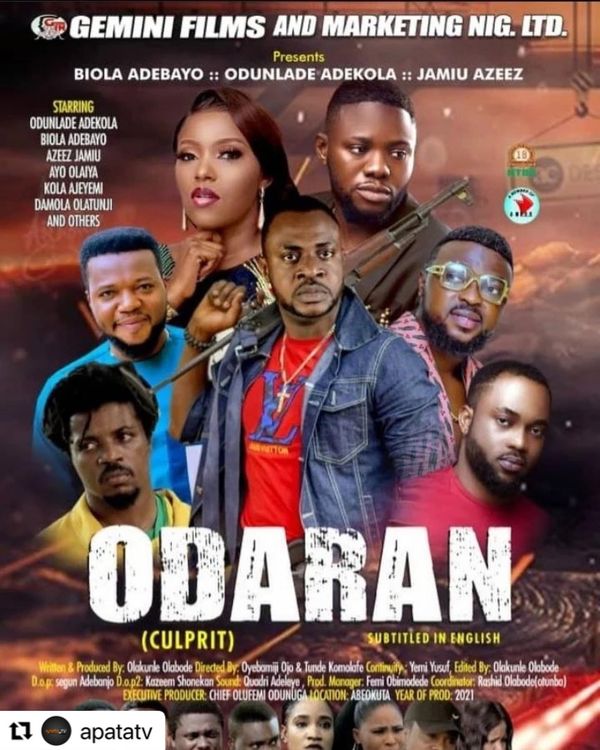 When the business transaction of a powerful drug lord are hijacked by an underworld connection, his anger and ensuing power struggle in getting his merchandise would cost him everything to bring his counterpart to book. Find out more.
Featuring: Odunlade Adekola, Kolawole Ajeyemi, Jamiu Azeez, Ifedayo Rufai, Damola Olatunji Olakunle Olabode & Jhybo.