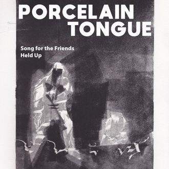 Porcelain Tongue/Buttstuff Split 7" Black/Clear Vinyl LTD 100