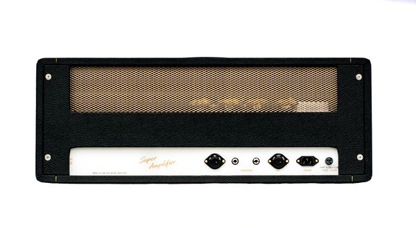 Rear view of RJS 45/100 Super Amplifier.