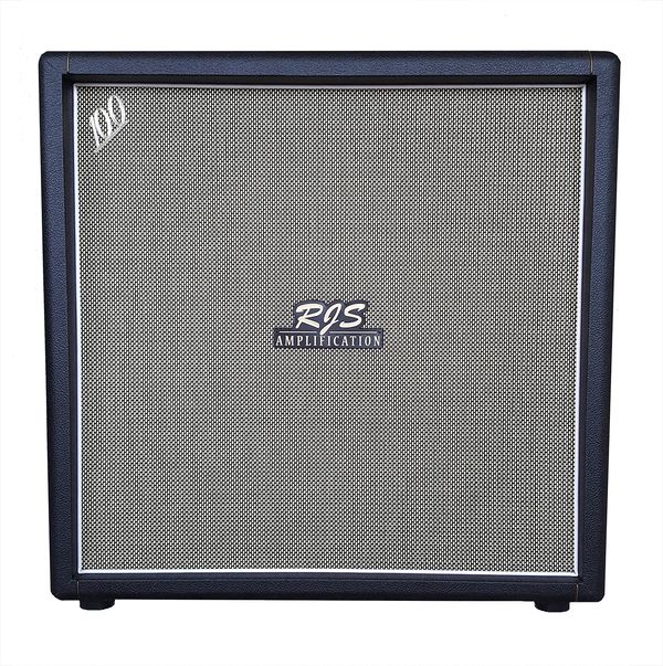 RJS 1968 Replica 4x12 Straight Cab. $1755.00 loaded with 20 watt Celestion Greenbacks UK. Replica Metal Handles and wheel cups, Pine center support, Pine framing around front of cab, Bottom Baffle bracing.
