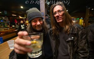 Bobby with Jake E lee at Herman's Hideaway Denver March 5th 2019.
