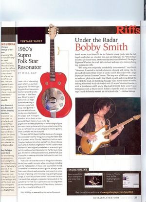 Bobby in Guitar Player Magazine 2007.