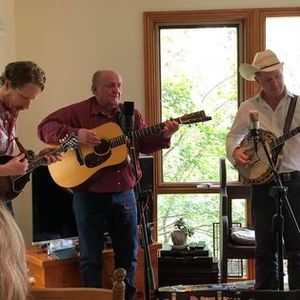 Dave and the Davidson Brothers at home in the Sassafras House Concert