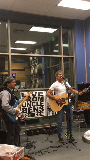 Playing a show with my friend Michael Gribbell - Perez at "The Coachella Valley Brewing Company" Thousand Palms California - November 2017