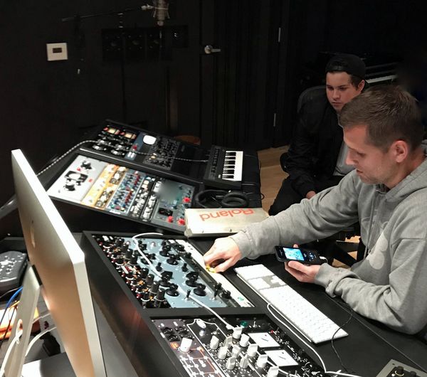 WITH KASKADE IN HIS SANTA MONICA STUDIO
