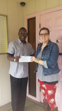 $2000 Donation for Homeless women and children.