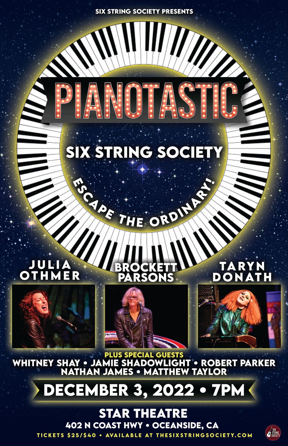 TIckets go on sale Sept. 20th