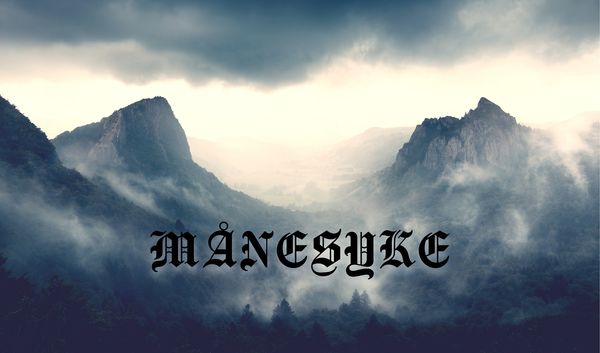 Logo for Norwegian black metal band Månesyke by Stein Akslen