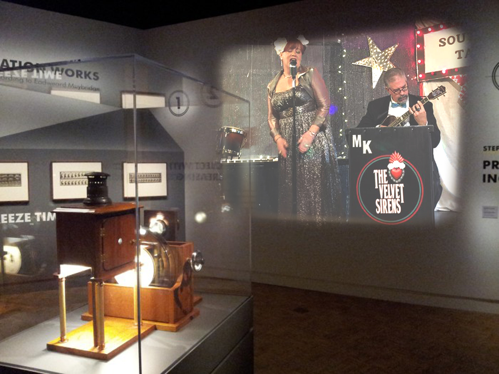 Rare performance footage of The Velvet Sirens projected through a Zoopraxiscope!