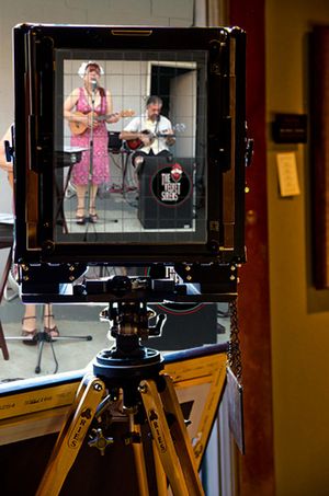 The Velvet Sirens captured "large format!"