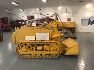 Shovel used in the underground mine.