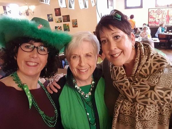 Our inspiration: Gillian Brady Hollister, with daughters Beth and Megan.
