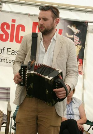 Playing for stepping at the East Anglian Traditional Music Trust's Step Dance Day