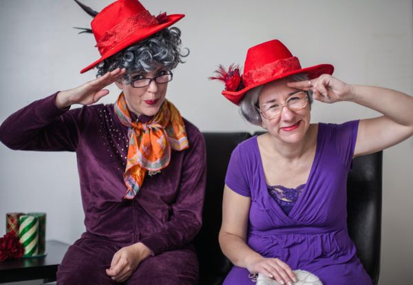 Karah Britton as Grace and Christin Jezak as Esther