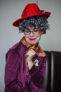 GRACE a sharp & witty reminiscing widower who is the brains and co-founder of the Sassy Blue Hairs Chapter